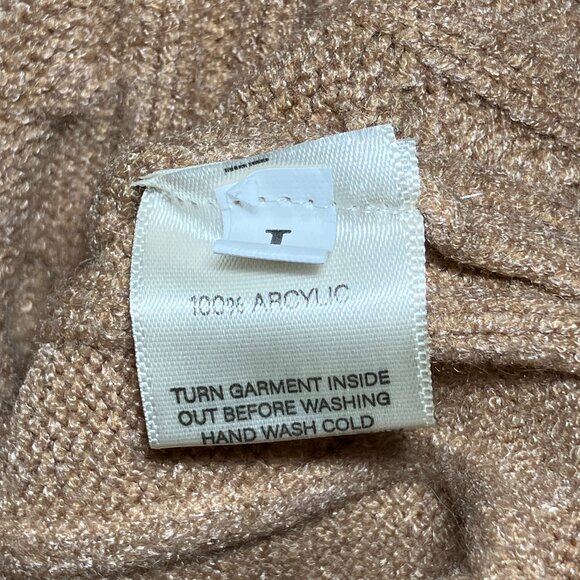 Spadehill Women’s‎ Large Sweater Dress Brown Cable Knit Long Sleeve Midi Fall - Picture 6 of 7